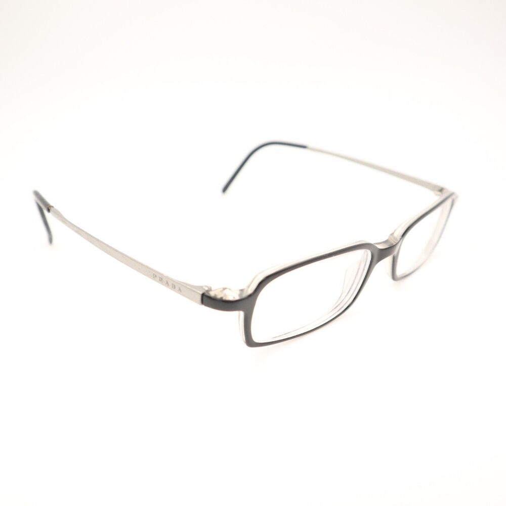 PRADA VPR 13E 2AF-101 Women's Designer Eyeglasses 47-17 140 Black FRAME ONLY - Picture 6 of 10